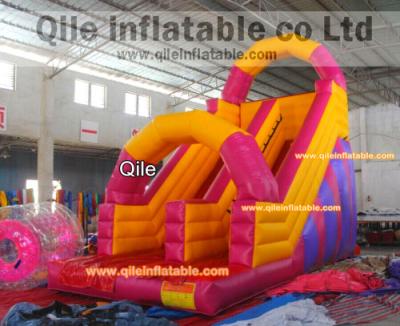 China party rental qile adult slides full printing fun slide for sale