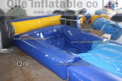 China adult jumping slide, can romoved slide and pool, combo with removable pool for sale