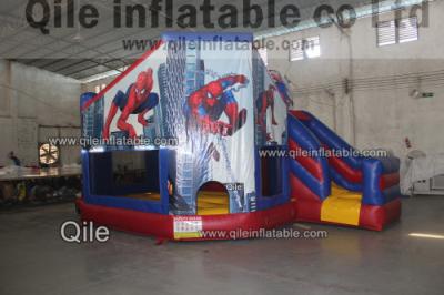 China 5 in 1 combo,3 slide combo,bouncy castle to hire,inflatable slide hire for sale