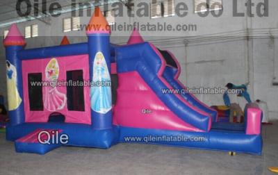 China Disney princess combo , inflatable maze,cheap inflatables for sale,qile inflatable combo for sale