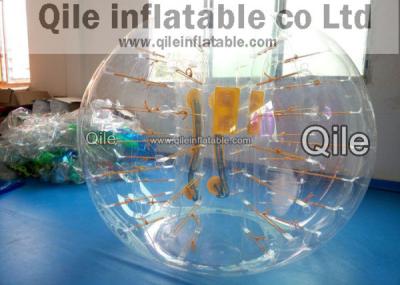 China la bola de parachoques inflable del PVC de 0.8m m conforma con el CE EN15649 para los juegos del deporte en venta