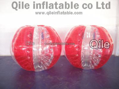 China Bola loca de la bola de Zorbing del cuerpo del fútbol del fútbol de la burbuja en venta