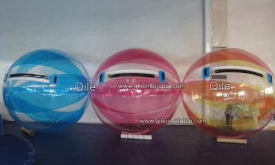 China Pink Inflatable Water Walking Ball Walk On Water Ball With Free Blower for sale