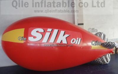 China PVC de los 6m de largo 0.20m m/globo inflable del helio de Zepplin del dirigible no rígido inflable inflable del helio en venta