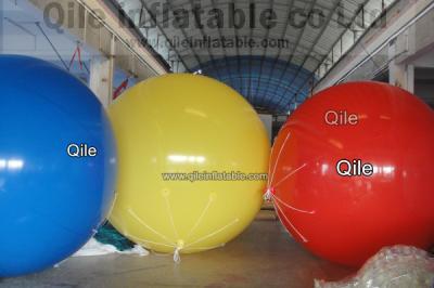 China Yellow Blue red Inflatable Advertising Balloons For Commercial Advertising 2.5m Diameter for sale