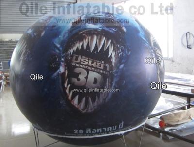 China full printing  PVC Advertising Helium Balloon 6M Inflatable For Outdoor Show Event for sale