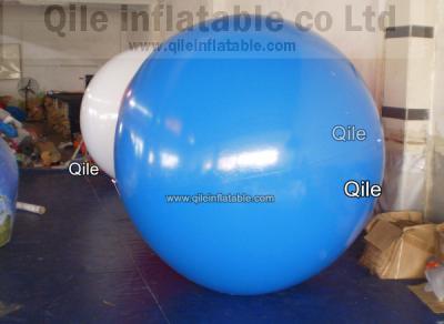 China el helio grande azul hincha el globo inflable comercial del gas del helio de los productos en venta