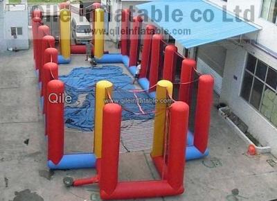 China Custom Giant Inflatable Sports Games Bungee Soccer Field Sport Game for sale