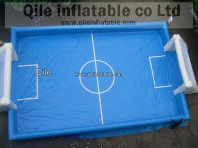 China Human Table Soapy Inflatable Soccer Field Football Court Arena 16m X 8m for sale