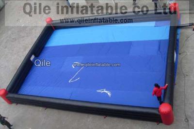 China Double Layer Bottom Inflatable Soccer Field Giant Football Playground for School Use for sale