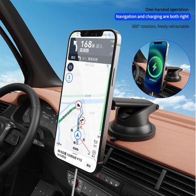 China Retractable Suction Cup Flexible Car Mobile Phone Mount Holder Dashboard Windshield Car Mobile Phone Holder for Iphone 12 for sale