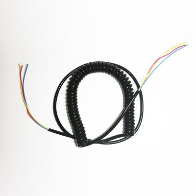 China Other Car Tail Plate Spiral Cable 3 Cores for sale