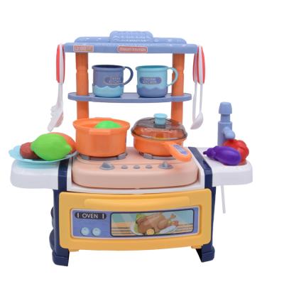 China Durable Creative Cook Educational Toy Pretend Play Kids Kitchen Toy Sets For Child Durable Low Price Safety for sale