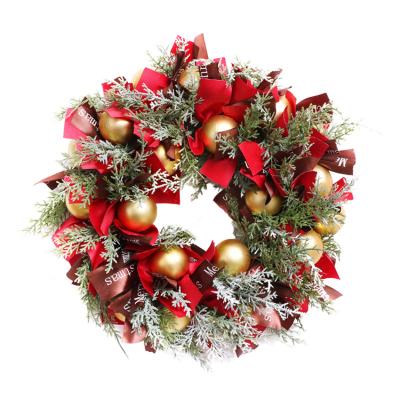 China 2021 Durable Indoor PE Handmade Christmas Decoration Ball Garland Christmas Tree Ornaments For Wedding Party for sale