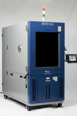 Chine Le taux de rampe climatique de la chambre 3-15°C/Min d'essai de 220V/380V 50Hz avec la fenêtre à pleine vue et le câble mettent en communication à vendre