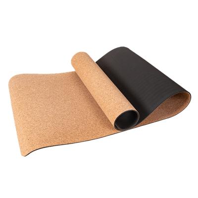 China Yoga Mat For Hot Yoga Mat Non Slip Luxury Cork Tape Gym Workout Cork Yoga Mat Eco Friendly for sale