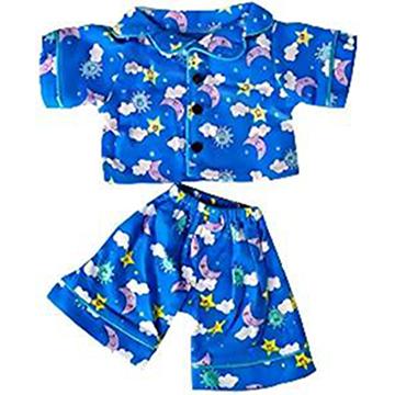 China Plush Toy Clothes Free Teddy Bear Clothes Outfit Fits Teddy Blue Pj Customized Most 14