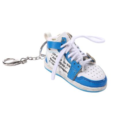 China Perfect Item For All Of Mini Sneaker 3D Fashion Lover And Enthusiast Sneaker Mini BJD Figure AJ1-20 1/6 Key Chain Sneakers With Ring For Christmas Gift for sale