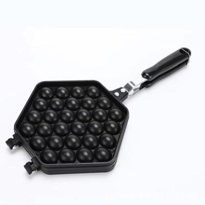 China Home Kitchen Non-Stick Pan Egg Bubble Waffle Maker Waffle Maker Puff Making Pan Cake Mold Bake with 30 Holes for sale