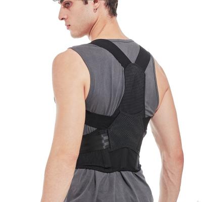 China Adjustable Breathable Comfortable Men And Women Posture Support Posture Corrector More Effective Back Brace for sale