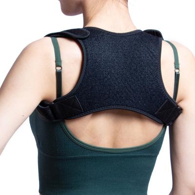 China Adjustable Breathable Chinese Manufacturer Posture Corrector Elasticity Support Belt Back Brace Neoprene for sale