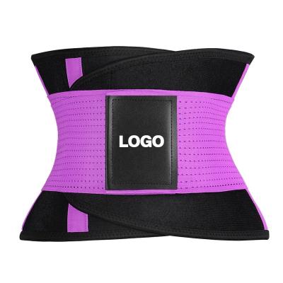 China Breathable Durable Custom Logo Neoprene Adjustable Plus Size Elastic Women Sweat Slimming Waist Trainer Shaper Belt for sale