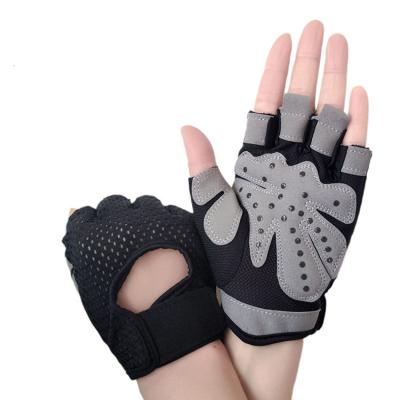 China Wholesale Custom Concise Finger Anti-skid Half Bicycle Workout Gloves Workout Factory Recycling Gloves for sale