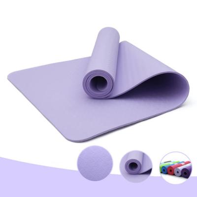 China Non Slip Custom Logo Printed Foldable Natural Tape Fitness Eco-Smart Yoga Mat for sale