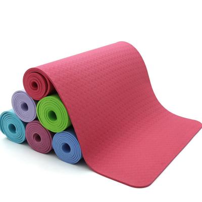 China Non-slip Wholesale Private Label Fitness Foldable Rubber Band Yoga Mat for sale