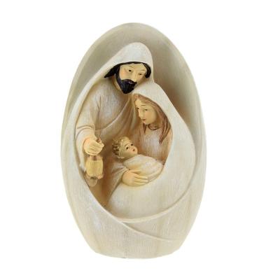 China Europe and American Resin Jesus Birth Family Home Decoration Gifts Resin Baby Jesus Statue Painting Crafts for sale