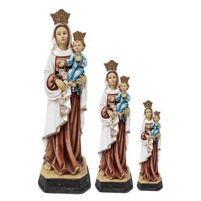 China Europe and the American Western Virgin Mary Religious Figures Resin Statues with Baby Churches Carvings Decorations Gifts Crafts for sale