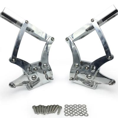 China 1967-1969 Billet Aluminum Hood Hinge Pair Sold Muscle Car Hood Hinge Frd Mustang For Mst for sale