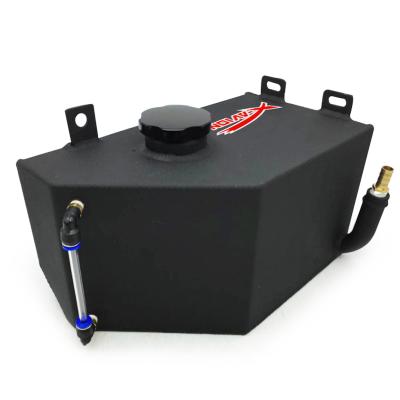 China Auto Parts X-Plane 90-97 Mzd Miata Aluminum Coolant Tank With Reveal Tube Powder Coated Black for sale