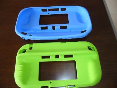 China For Nintendo Wii U Red back Cover Silicon Case for sale