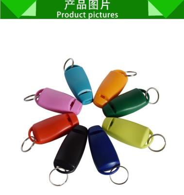 China Hot sale dog accessories pet training clicker with strap for sale