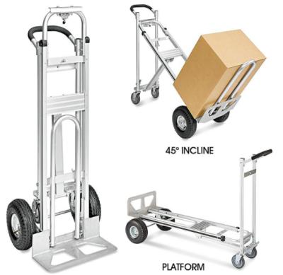 China Storage 3 in 1 aluminum hand trucks 500lbs 10