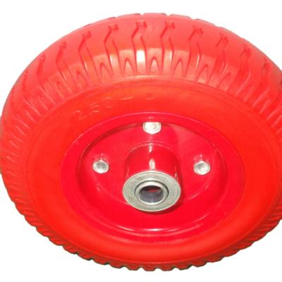 China Natural rubber rubber wheels and tires with plastic rim or steel rims for sale