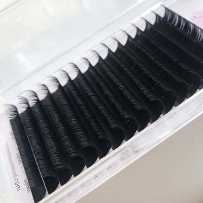 China Long Natural Custom Logo 03 05 07 Different Matte Black Eyelash Extensions Classic Mink Lashes Extensions for sale