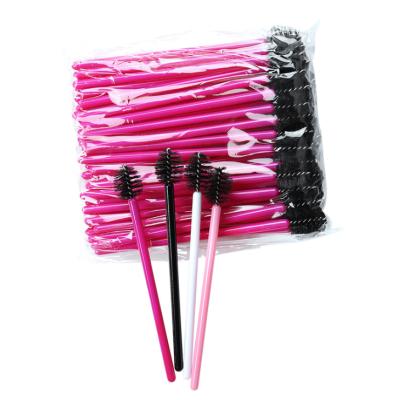 China Suitable for cleaning eyelashes and eyebrows or combing and trimming them. Disposable Mascara Wands Applicator Apple Sweep Lashes Tools Eyelash Extension Makeup Set Brush for sale