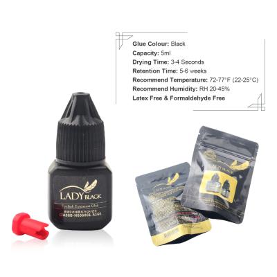 China Eyelash extension grafting S+ eyelash extension glue strongest quick dry SKY false eyelash extension glue black glue laday professional 7-8 week time for sale