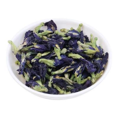 China Loose Tea Organic Tea Dried Blue Butterfly Pea Flower 50G/Bag Pack for sale