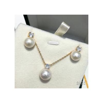 China Other All Fashions China Tasty Freshwater Pearl 925 Silver Necklace Pendant Elegant Ladies For Women for sale