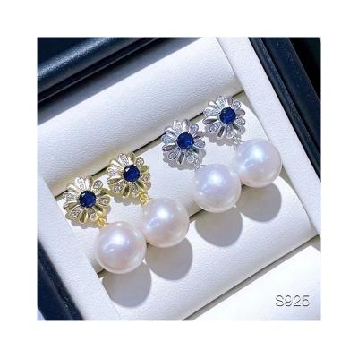 China FASHIONABLE wholesale fashion temperament natural freshwater pearl earrings 925 silver earrings for sale