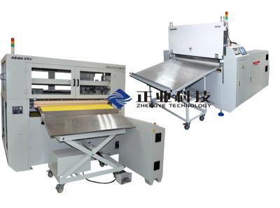 China High Efficiency Industrial Cutting Machine For PP / Prepreg , Purely Mechanical Cutting for sale