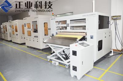 China Automated Dust-free Prepreg Cutting Machine Plc Control With Touch Screen for sale