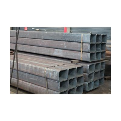 China Liquid Pipe Black Square Carbon Steel Tube Square Pipe Section Carbon Steel Hollow Metal Tube for sale