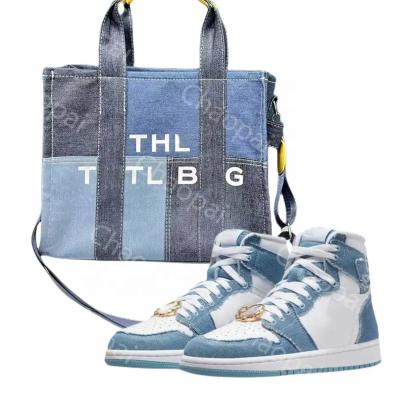 China Fashion NK Sneaker And Purse Set 2023 Luxury Designer Handbag Matching Shoe Set Womens Tote Bag With Shoes Sneaker for sale