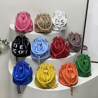 China Water Proof Ladies Shoulder Bags Women Tote Bucket Bag PU Leather Purses And Handbags 2023 Luxury Handbags For Women Luxury for sale