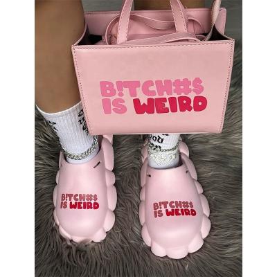 China 2023 fashion trend summer females is strange shoes sandals ladies wholesale house EVA Slides Slippers For Women customs office for sale