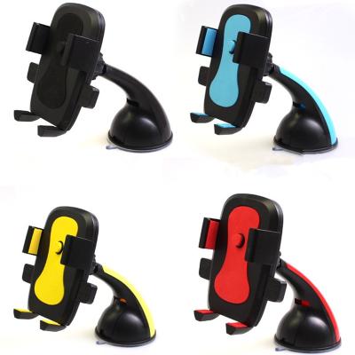 China 360 degree rotating new car suction cup phone holder 360 degree rotating car navigation frame mobile phone holder for sale